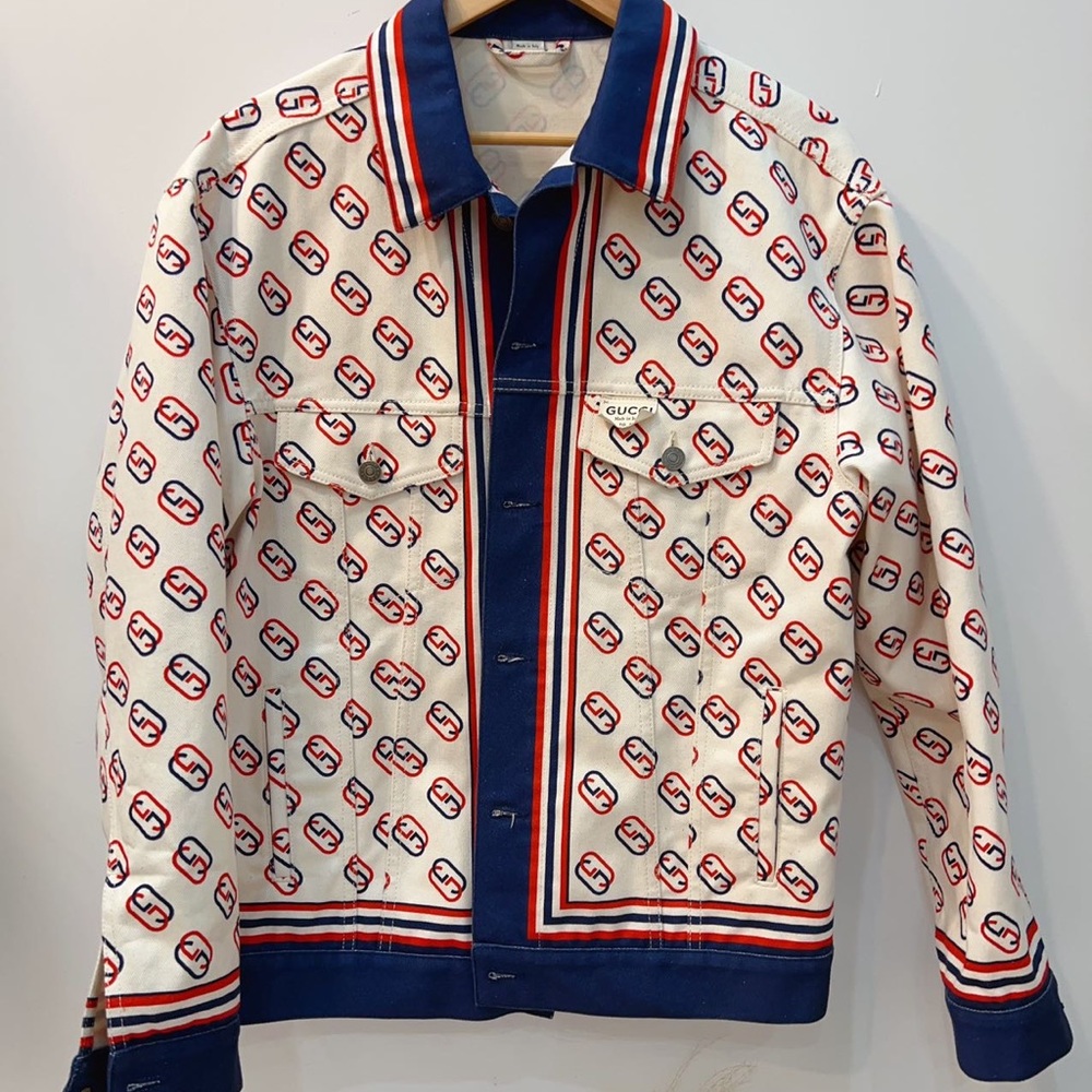 Gucci Logo Jacket Size44 with Tag
